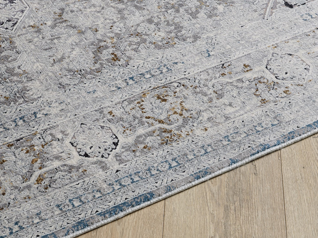 Kalipso Medallion Rug Grey 4 therugsoutlet.ca