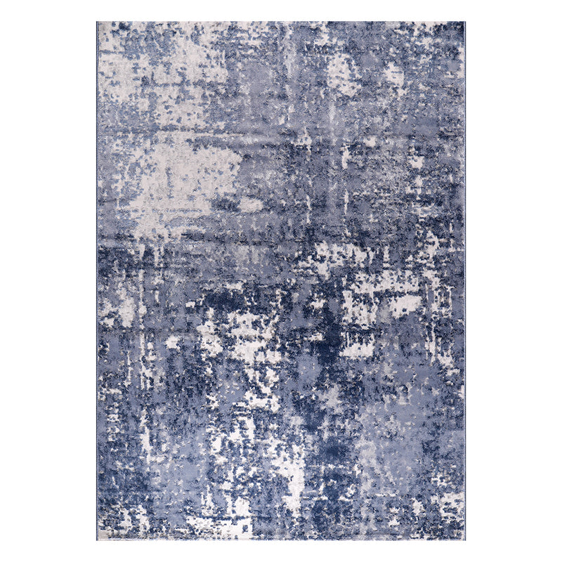 Lulu Abstract Navy Cream Area Rug 2 therugsoutlet.ca