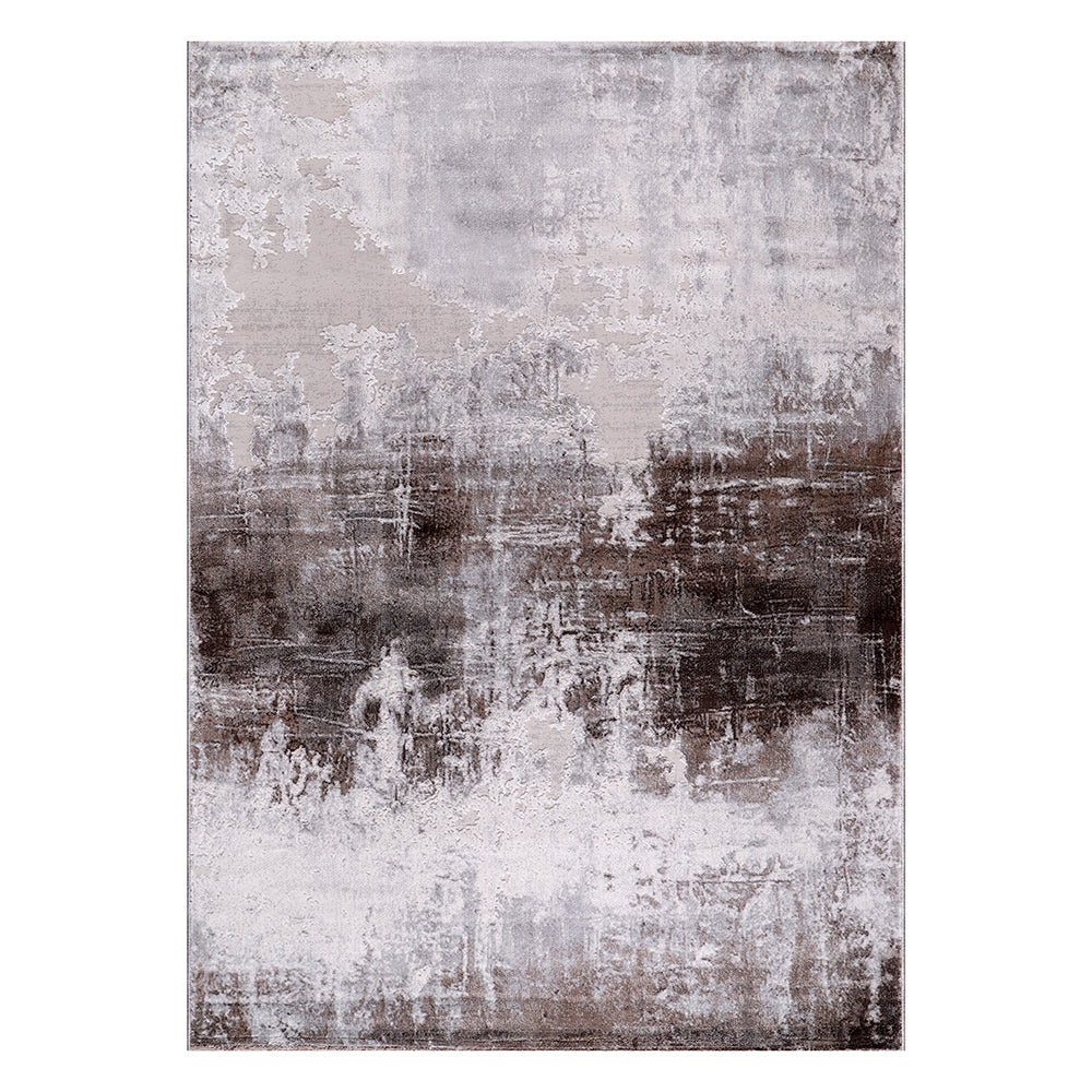 Lulu Contemporary Silver Beige Rug 2 The Rugs Outlet