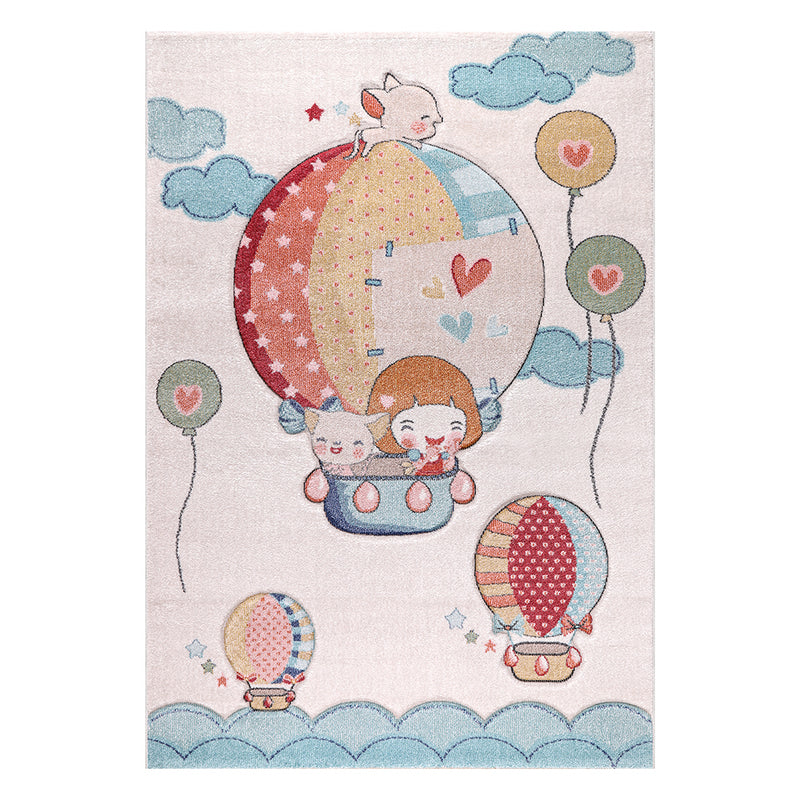 Funny Balloon Cream Kids Rug 2 therugsoutlet.ca