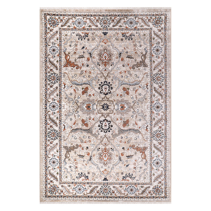Selin Traditional Ivory Beige Area Rug