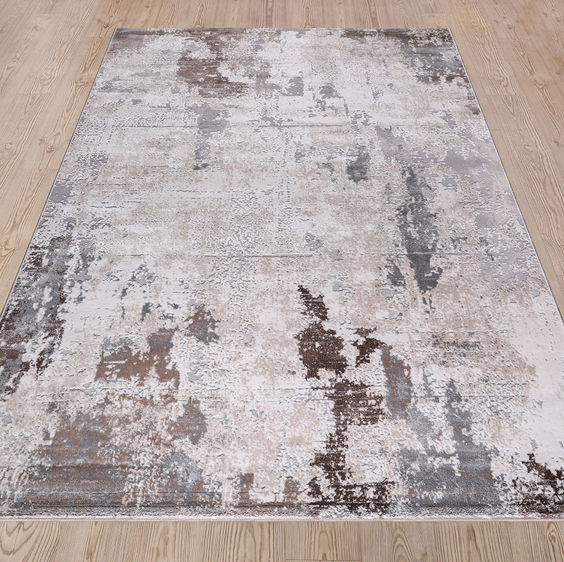 Lulu Contemporary Abstract Beige Cream Area Rug 3 therugsoutlet.ca