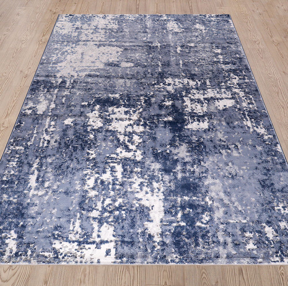 Lulu Abstract Navy Cream Area Rug 3 therugsoutlet.ca
