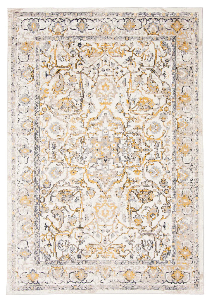 Tidal Traditional Washable Rug Beige therugsoutlet.ca