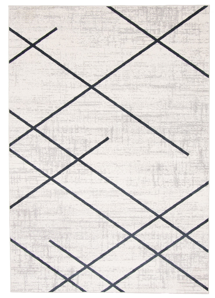 Tidal Cuzco Washable Rug Ivory/Navy therugsoutlet.ca