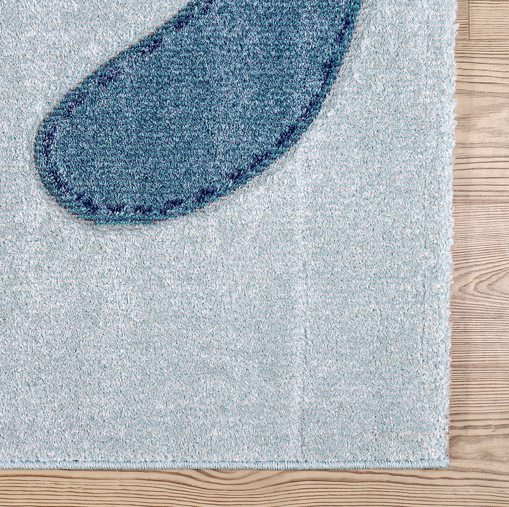 Funny Collection Loving Cat Blue Navy Area Rug 4 therugsoutlet.ca