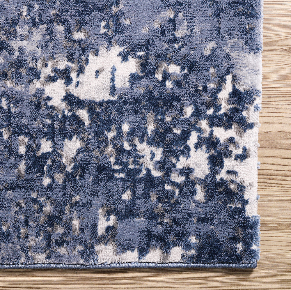 Lulu Abstract Navy Cream Area Rug 4 therugsoutlet.ca