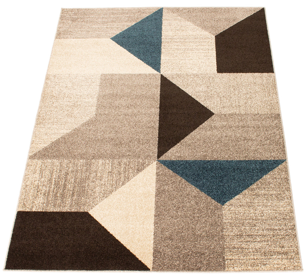 Bruges Area Rug Grey and Blue Therugsoutlet.ca