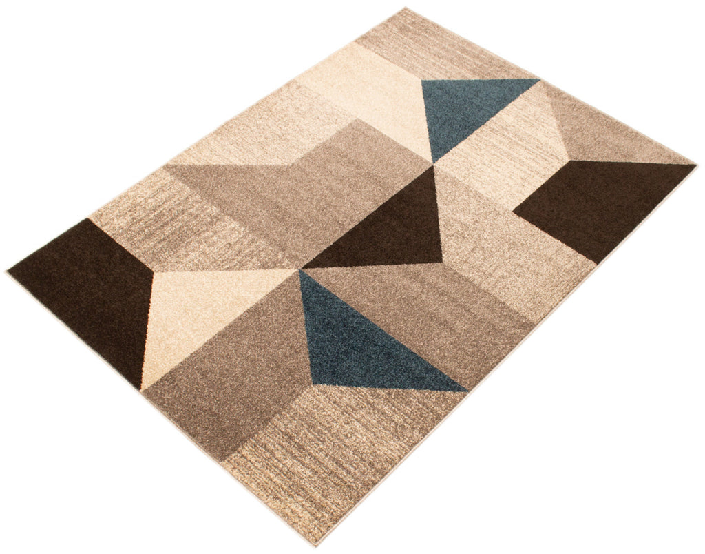 Bruges Area Rug Grey and Blue Therugsoutlet.ca