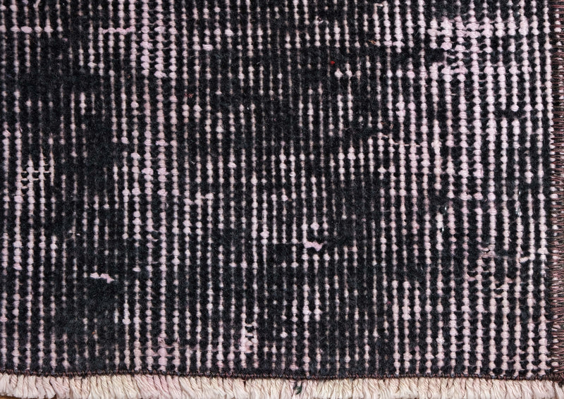 Turkish Vintage Hand-Knotted Burgundy Wool 164 x 275 cm (5' 5" x 9' 0")