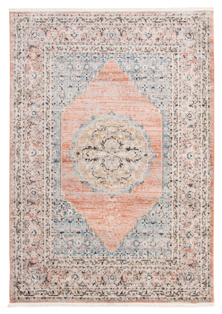 Damavand Traditional Medallion Area Rug Copper Therugsoutlet.ca