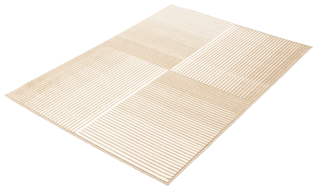 Milieu Area Rug Beige and White Therugsoutlet.ca