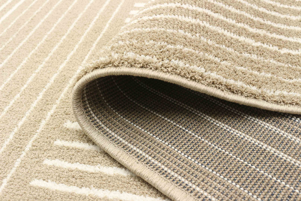 Milieu Area Rug Beige and White Therugsoutlet.ca