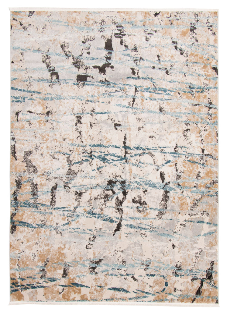 Nevada Abstract Area Rug Blue and Grey Therugsoutlet.ca