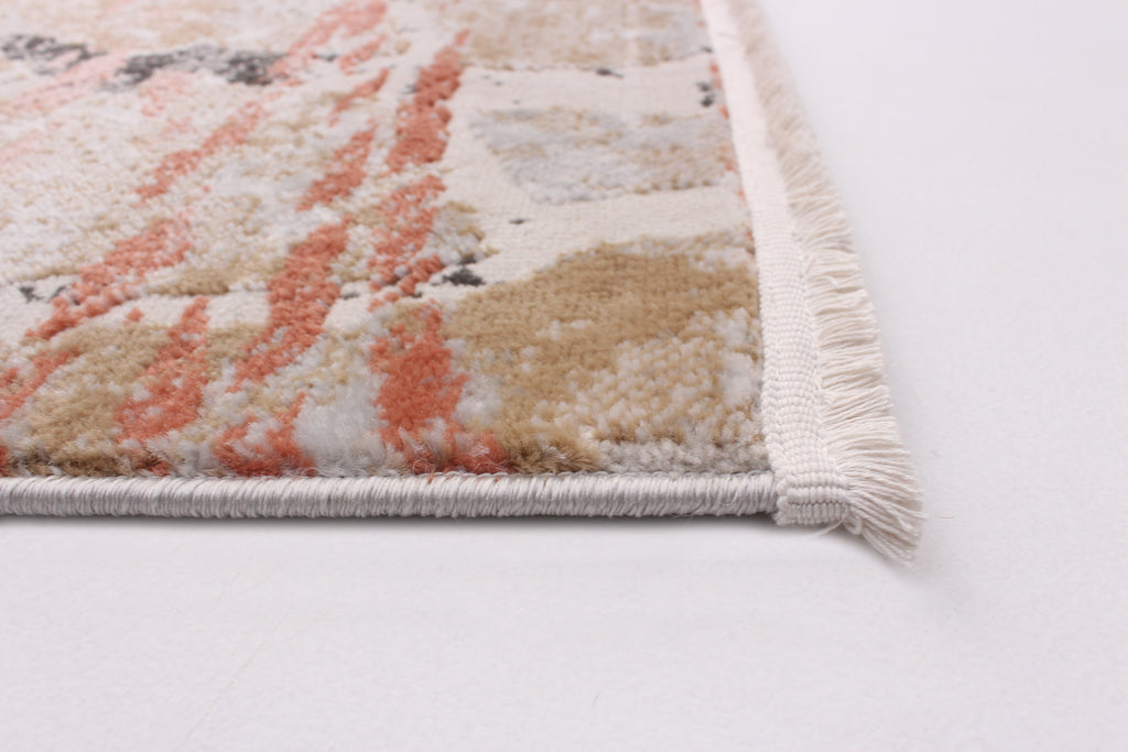 Nevada Abstract Area Rug Cream and Grey Therugsoutlet.ca