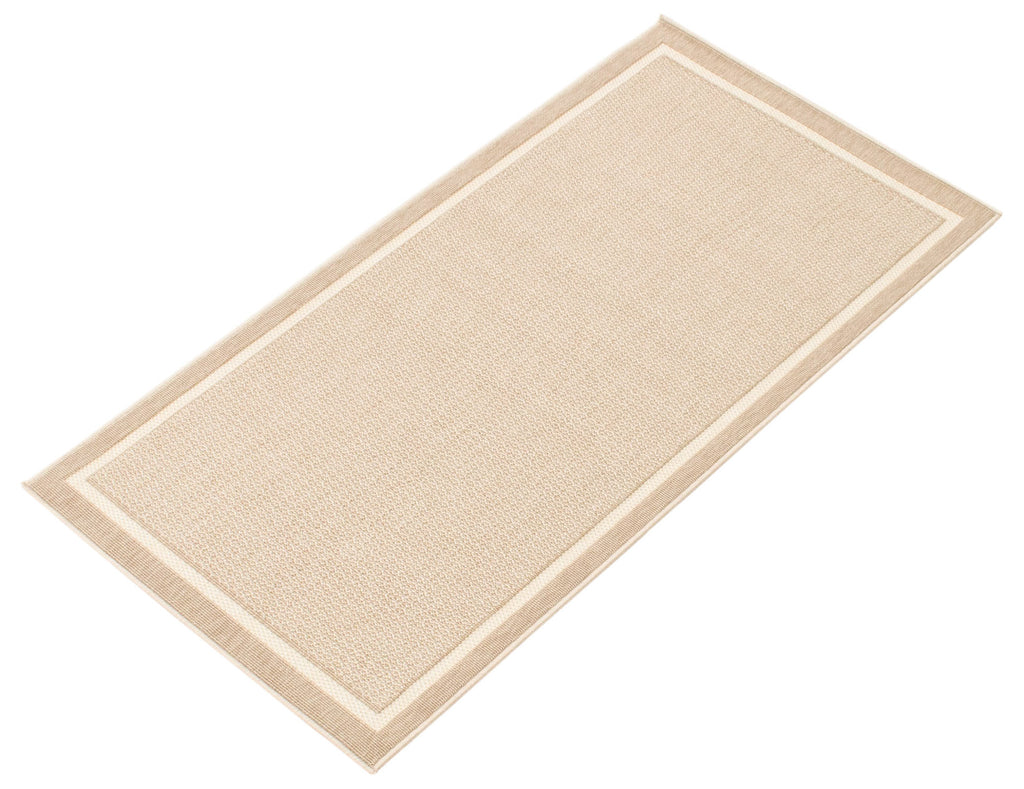 Plata Bordered Indoor/Outdoor Washable Area Rug Ivory Therugsoutlet.ca