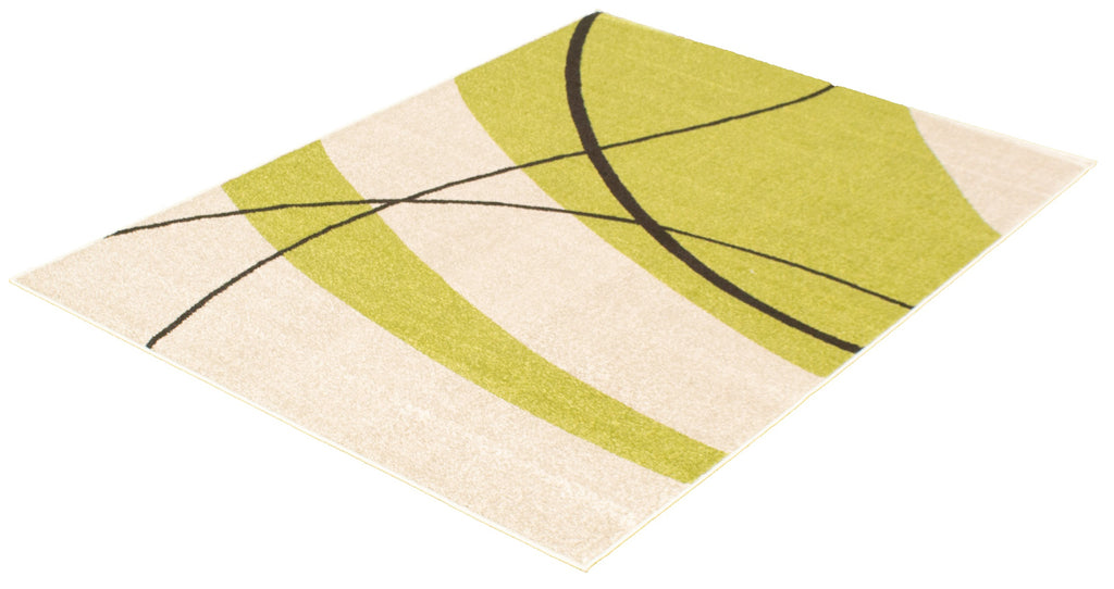 Prism Area Rug Gold and Cream Therugsoutlet.ca