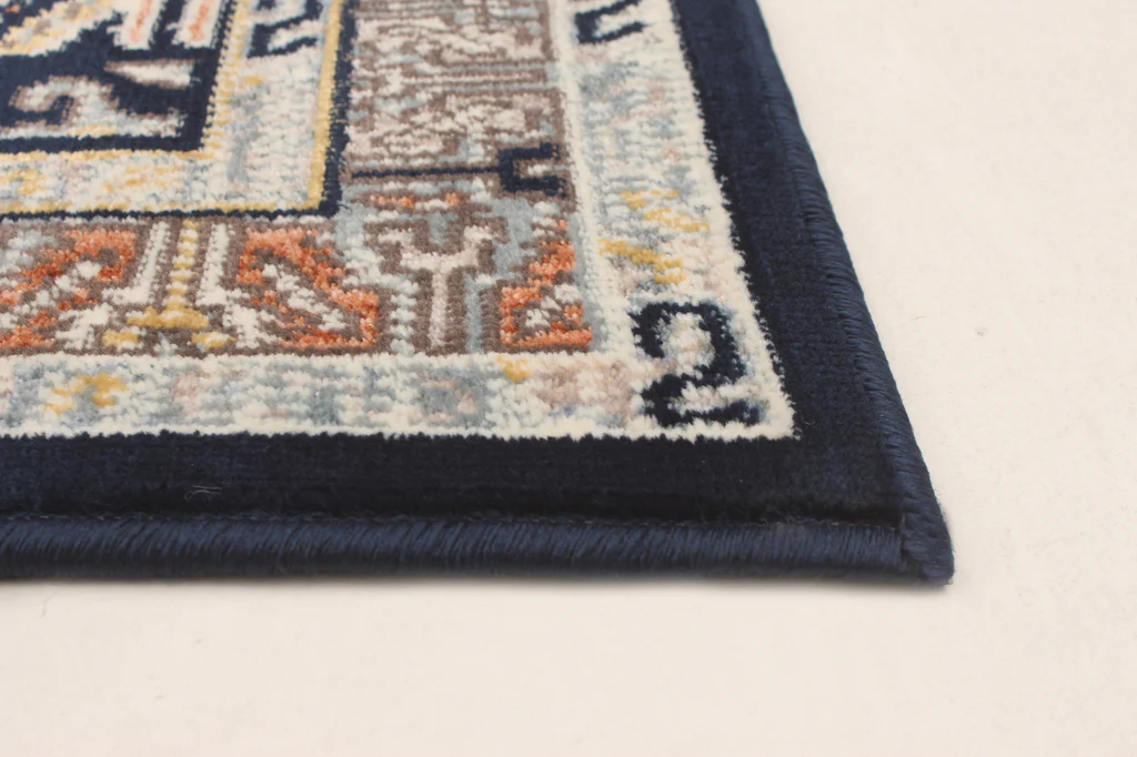 Qashqai Luri Area Rug Navy Blue Therugsout.ca