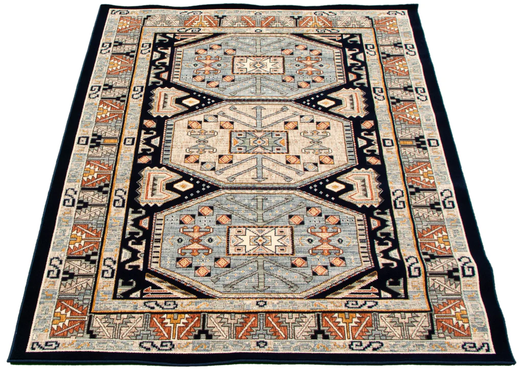 Qashqai Luri Area Rug Navy Blue Therugsout.ca