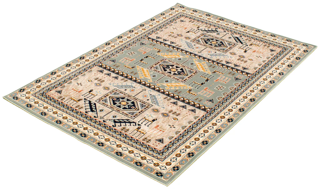 Qashqai Luri Area Rug Teal Therugsoutlet.ca