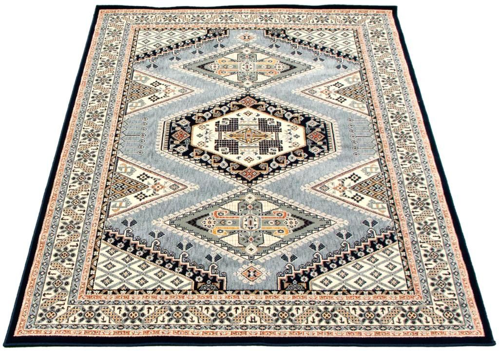 Qashqai Nova Area Rug Blue Therugsoutlet.ca