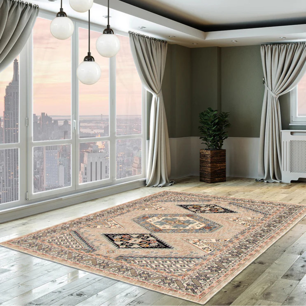 Qashqai Nova Area Rug Ivory Therugsoutlet.ca