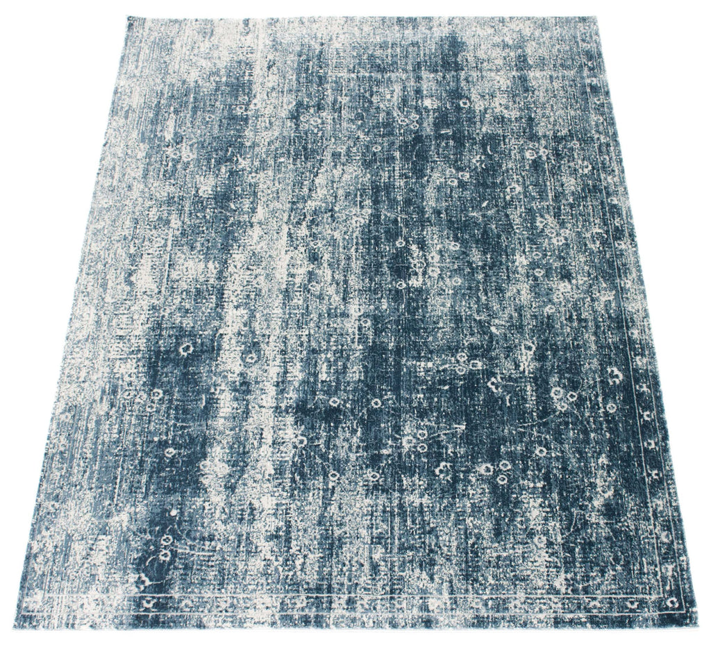 Reef Abstract Area Rug Blue Therugsoutlet.ca