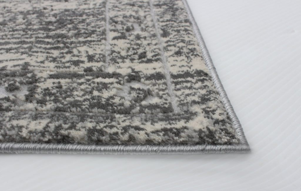 Reef Abstract Area Rug Grey Therugsoutlet.ca