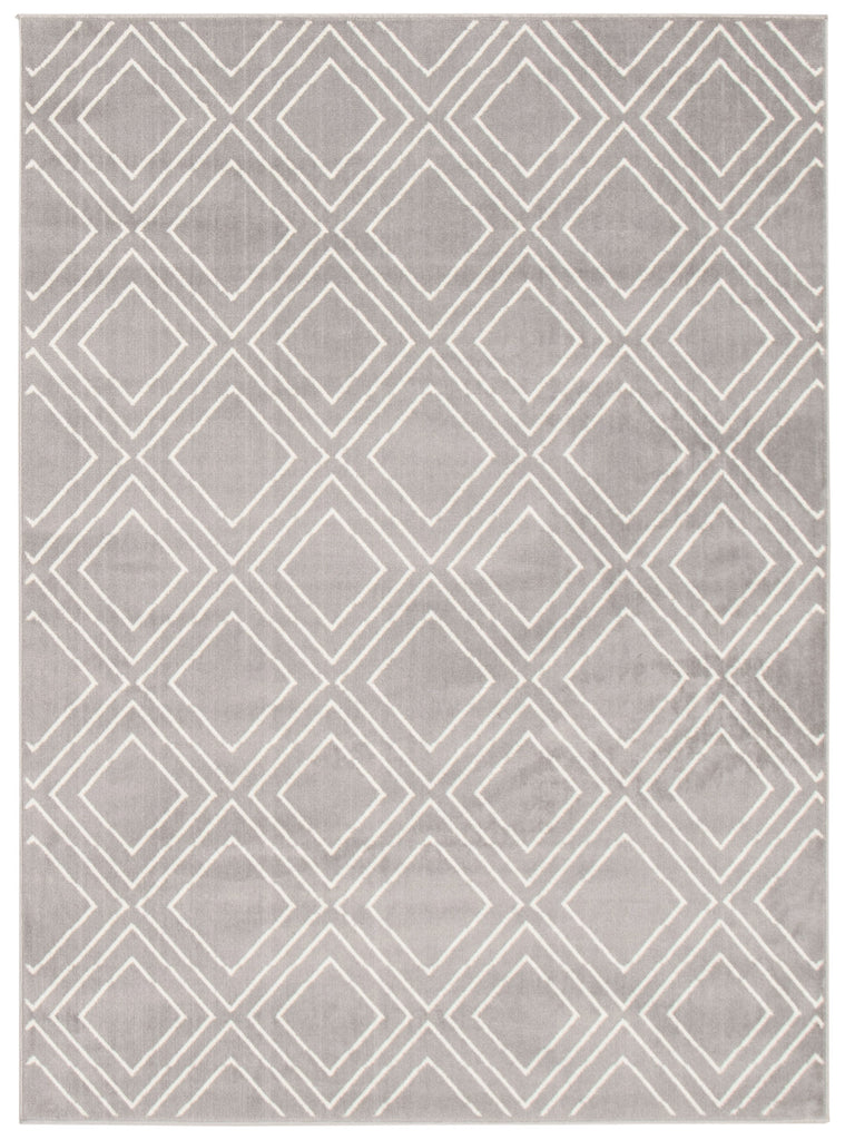 Rhombus Geod Area Rug Grey and White Therugsoutlet.ca