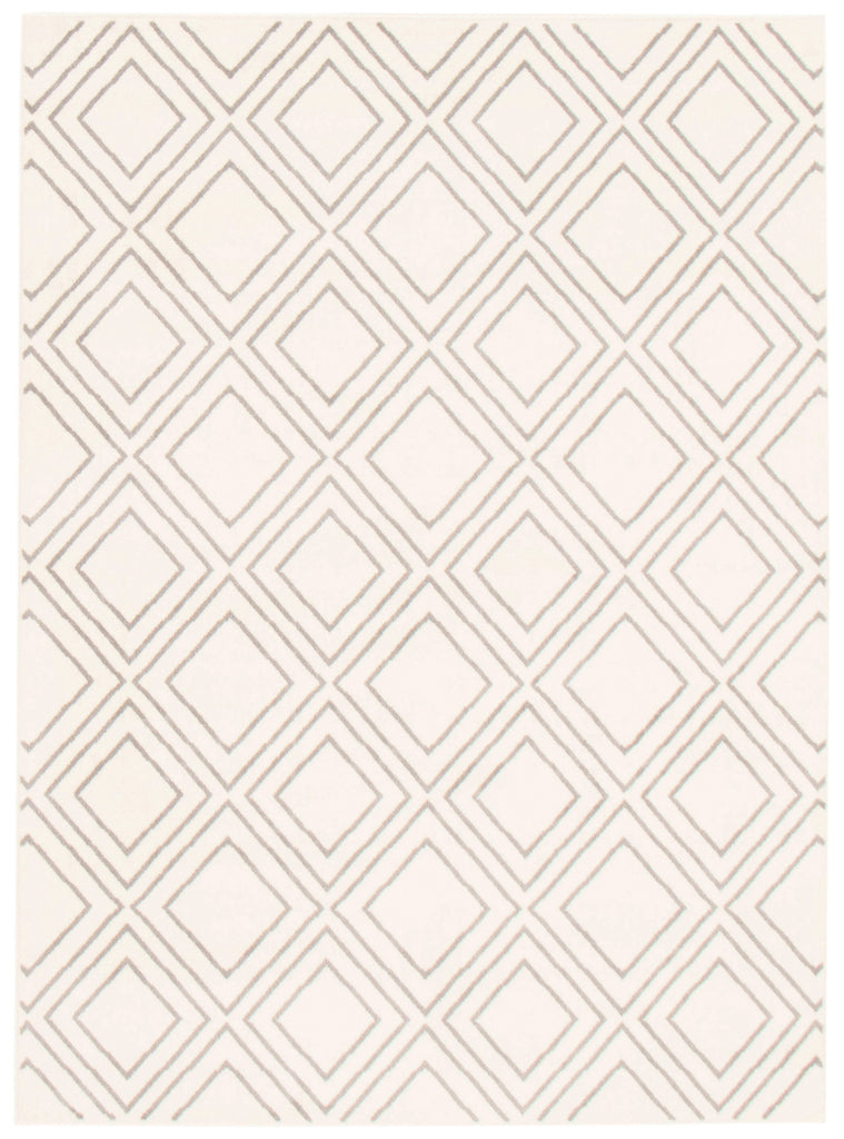 Rhombus Geod Area Rug White and Grey Therugsoutlet.ca