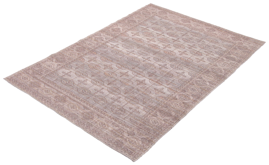 Turkoman Washable Area Rug Grey Therugsoutlet.ca