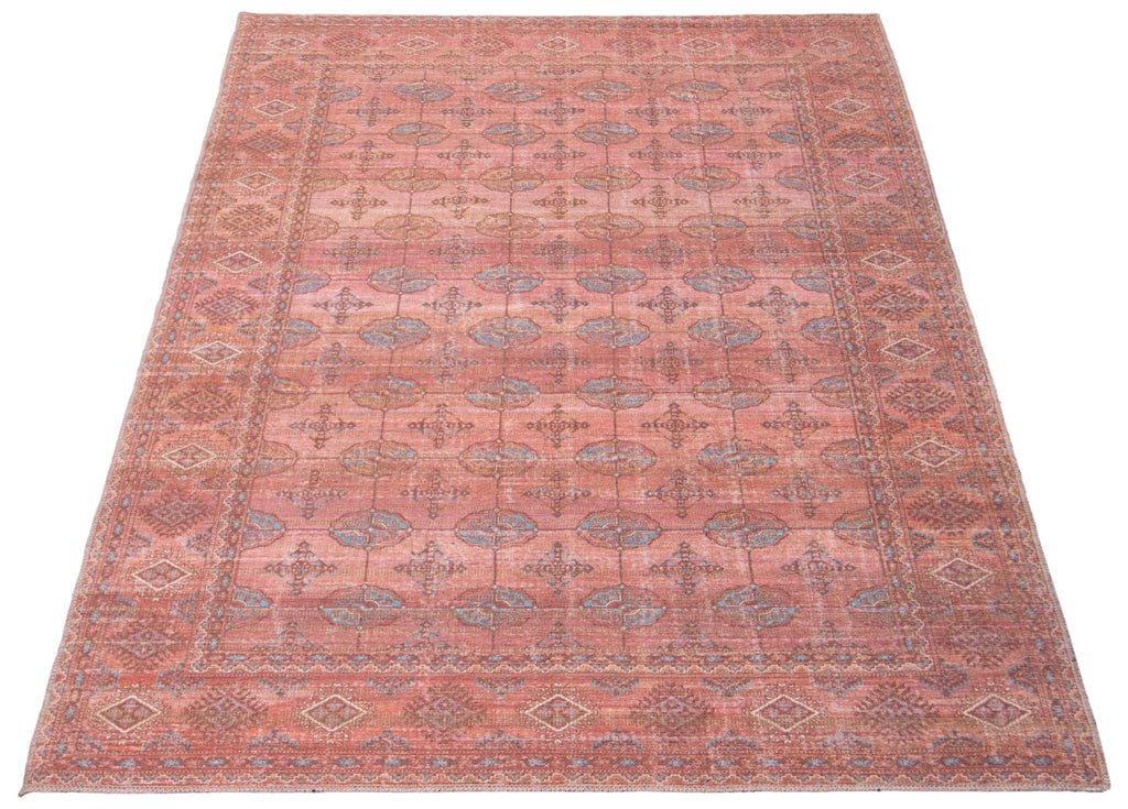 Turkoman Washable Area Rug Red Therugsoutlet.ca