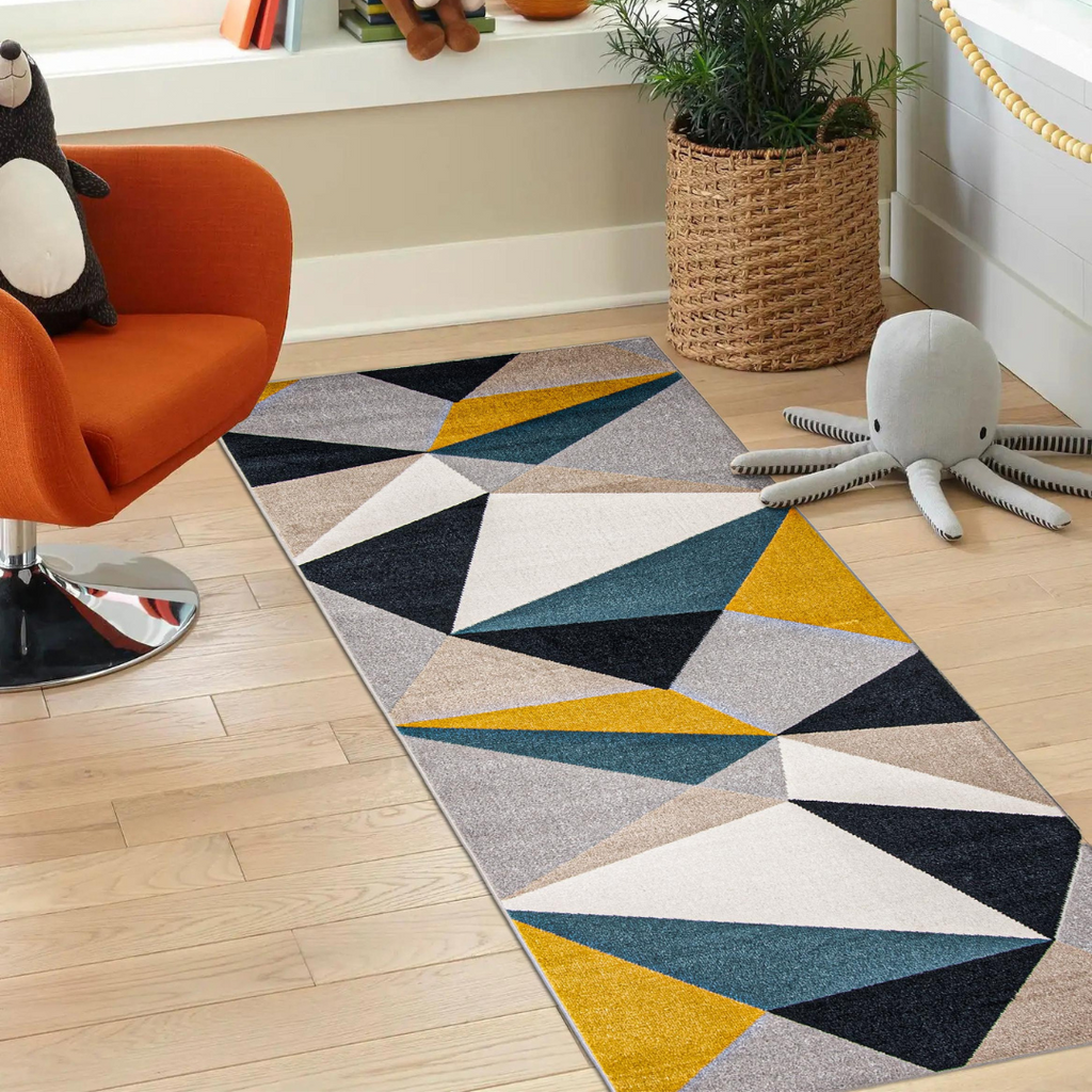 Triad Titan Washable Rug - Gold therugsoutlet.ca