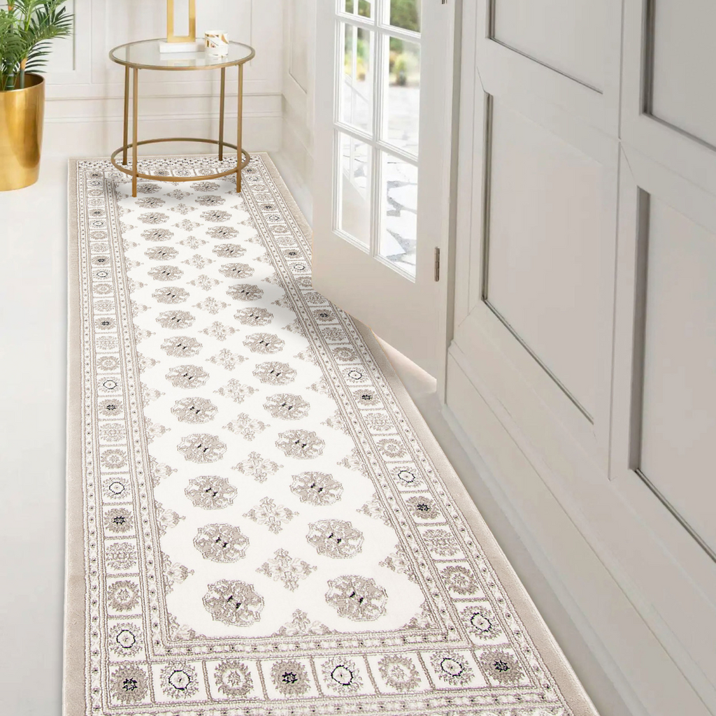 Navoi Traditional Area Rug Ivory Cream Therugsoutlet.ca