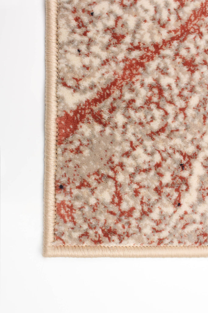 Victoria Area Rug Coral and Taupe Therugsoutlet.ca