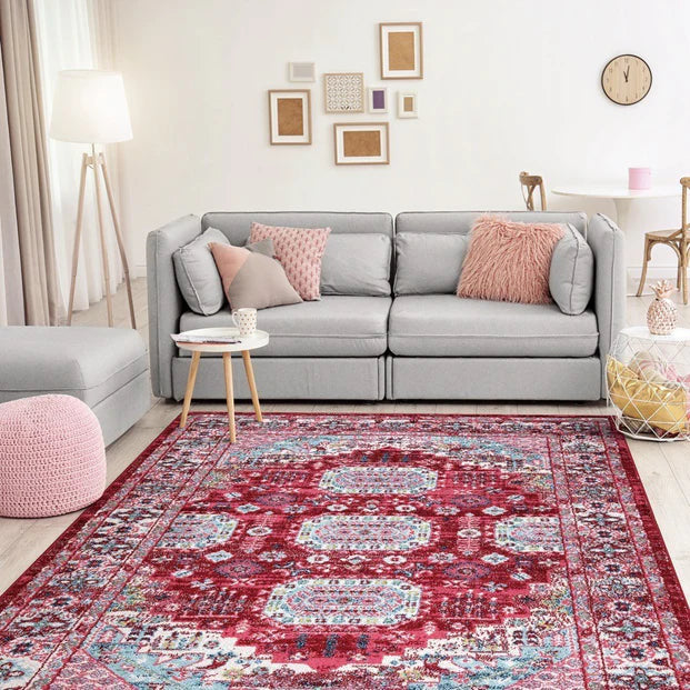 Amsterdam Area Rug - Red therugsoutlet.ca