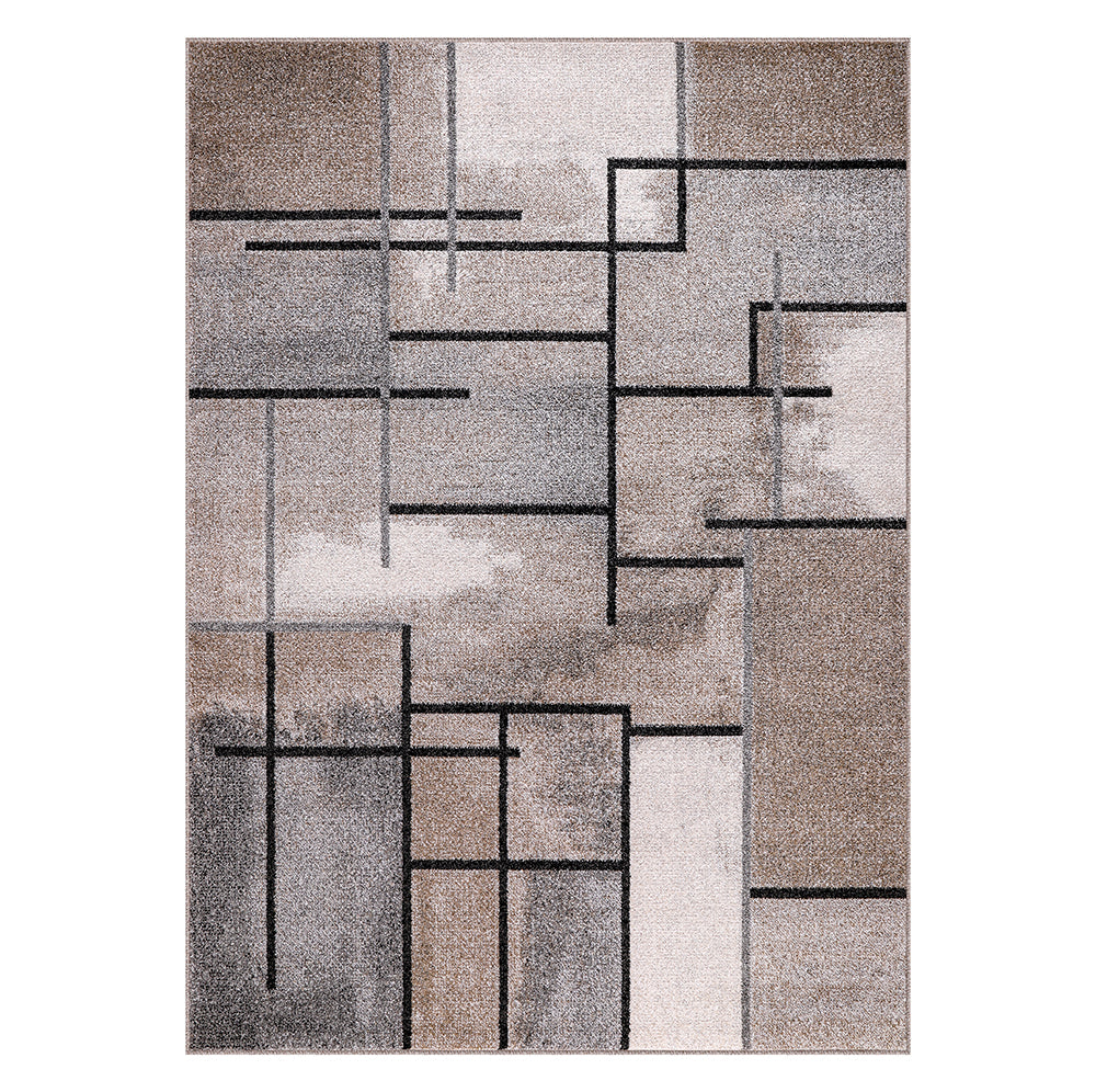 Rio 327 Beige Modern The Rugs Outlet