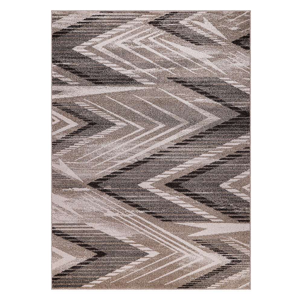 Rio 519 Grey Beige Modern The Rugs Outlet