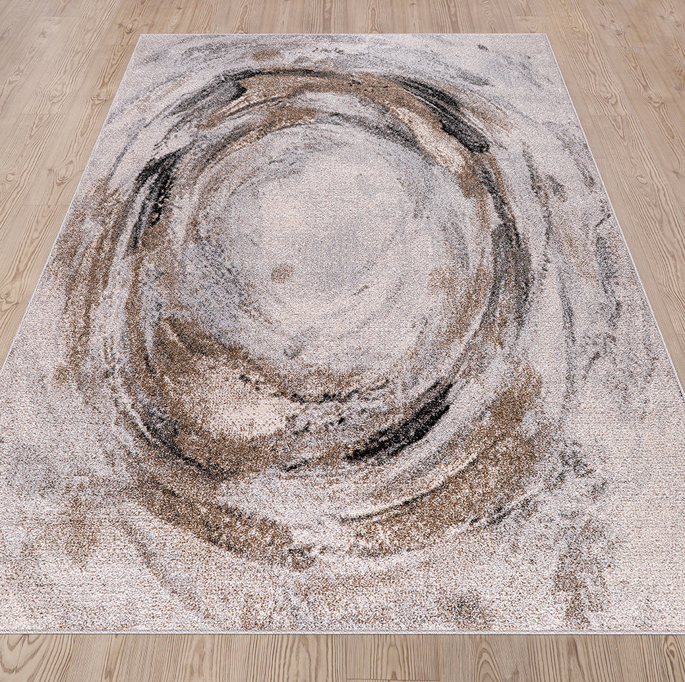Rio 940 Grey Beige Modern The Rugs Outlet