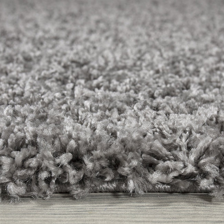 Comfort Solid Shag Rug - Grey 5 therugsoutlet.ca