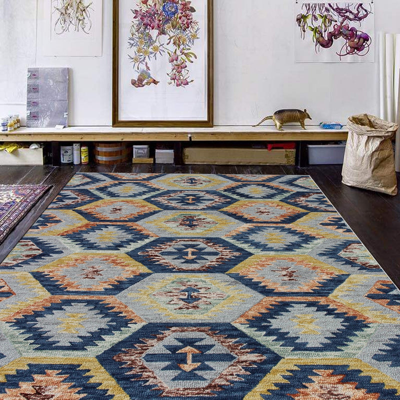 Hand-Tufted Multicolor Geometric Area Rug therugsoutlet.ca