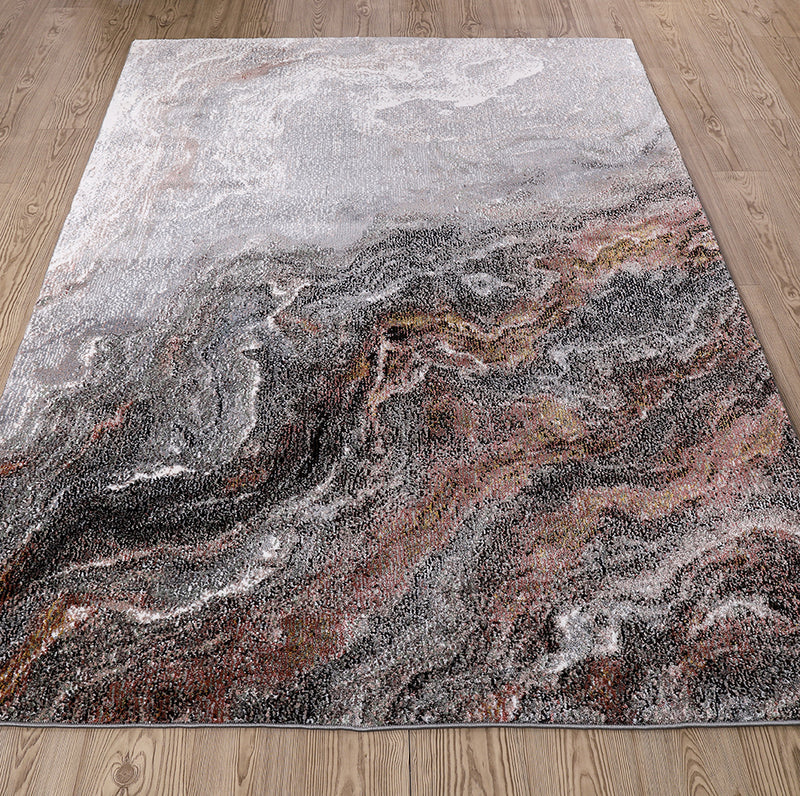 Oslo Marble Slate Taupe Area Rug