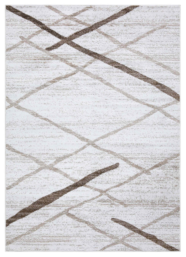 Salvador Abstract Beige Area Rug