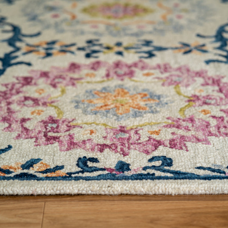 Hand-Tufted Colorful Trellis Area Rug 2 therugsoutlet.ca