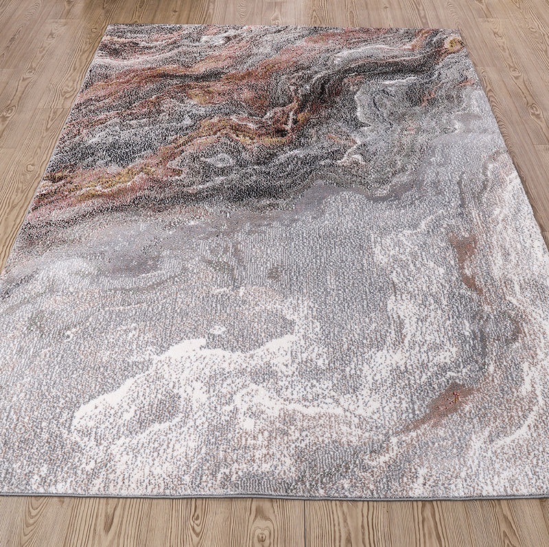 Oslo Marble Slate Taupe Area Rug
