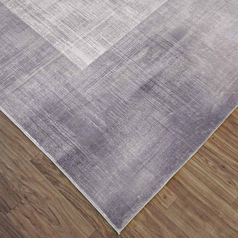 Corvus Grey and Light Purple Area Rug 3 therugsoutlet.ca