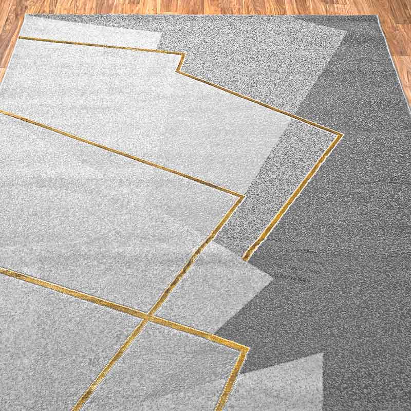 Biscotti Modern Grey and Gold Area Rug 3 therugsoutlet.ca