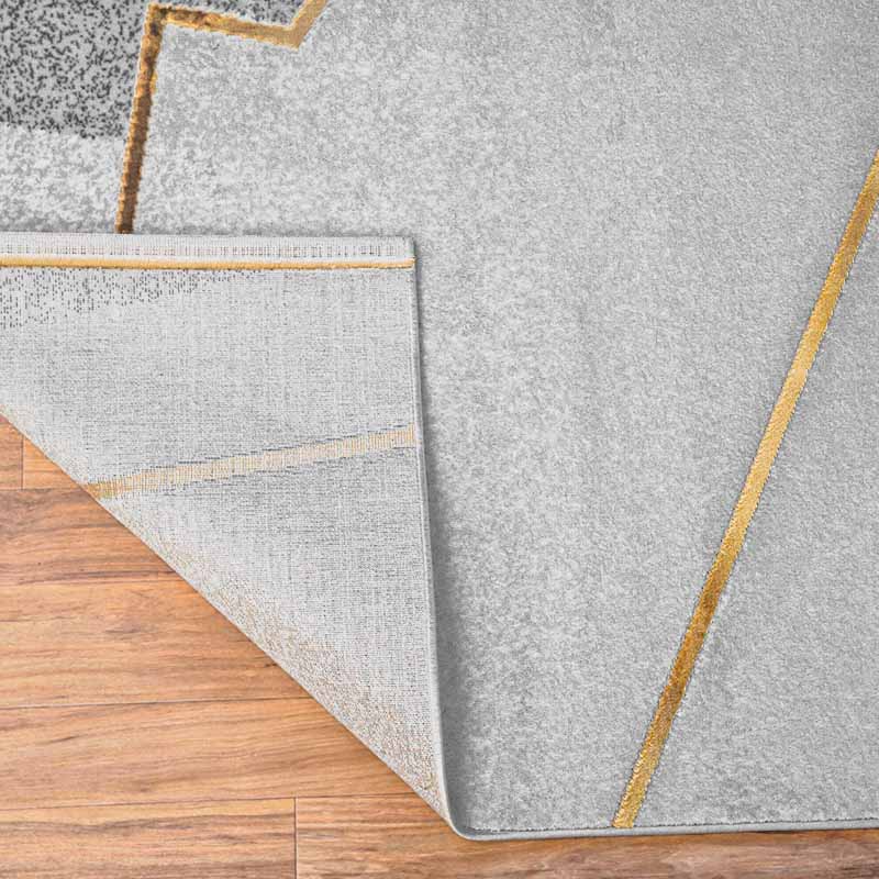 Biscotti Modern Grey and Gold Area Rug 9 therugsoutlet.ca