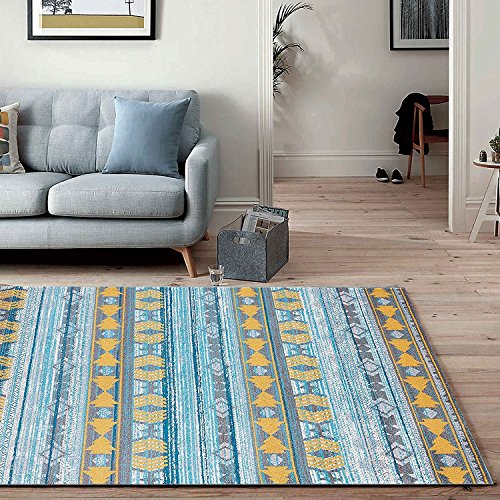 Sevilla Area Rug - Blue and Yellow