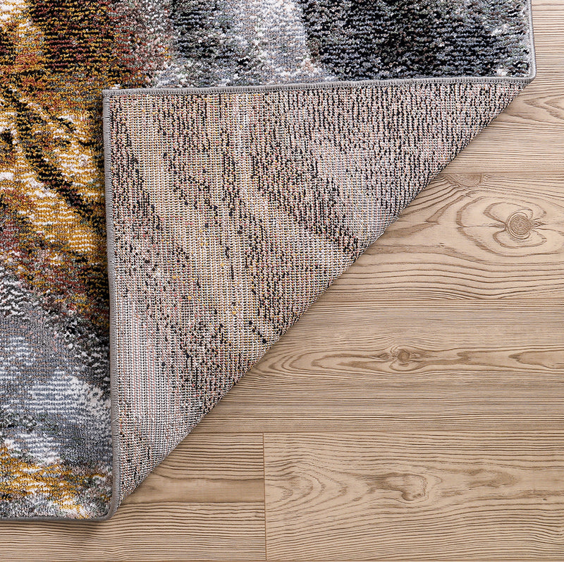 Oslo Marble Abstract Grey Area Rug